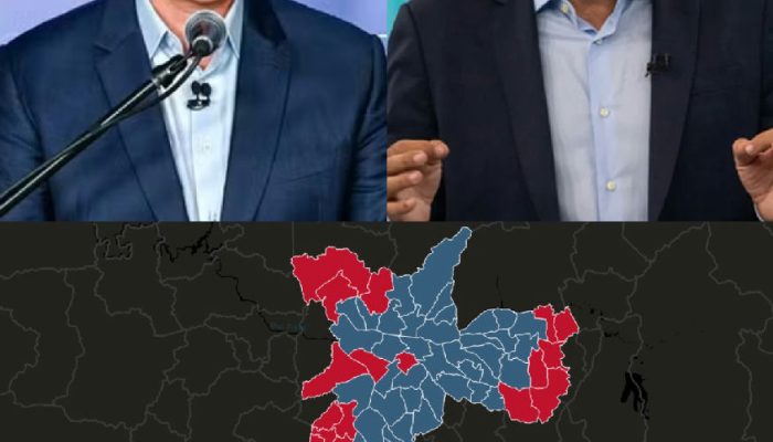 Votação expressiva em São Paulo: zonas de Haddad e Tarcísio superam população de milhares de cidades